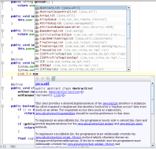 Completamento de classes esperto (clique para ampliar)