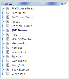 Demos do JDK 6 como projetos do NetBeans